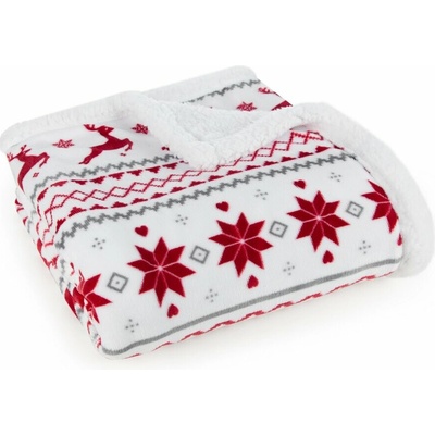 Eurofirany Deka Scandi červená Polyester 150x200