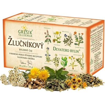 Grešík Žlučníkový Devatero bylin 20 x 1,5 g
