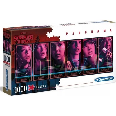 Clementoni Stranger Things 1000 panorama 1000 dílků