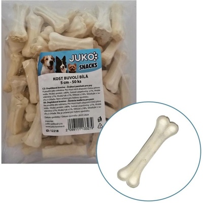 JUKO Snacks Kost buvolí bílá 5 cm 50 ks – Hledejceny.cz