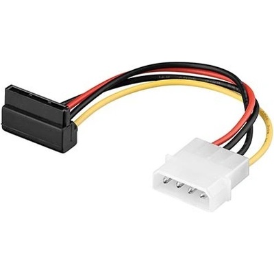 Goobay Kabel napájecí FDD 5,25 - SATA, lomený nahoru, 13cm 11.92.1054