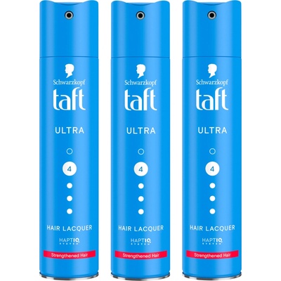 Taft Ultra Lak na vlasy 3x250ml