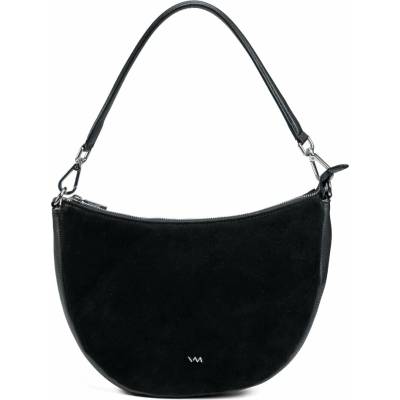Valmio Dámska kožená crossbody kabelka Selena – čierna