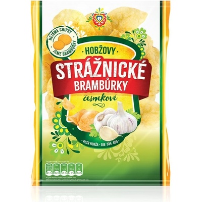Strážnické brambůrky česnekové 30 x 60 g