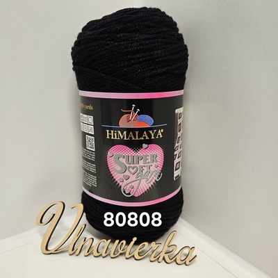 Himalaya Super Soft Yarn 80808 čierná