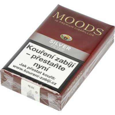 Dannemann Moods Doutníky Silver Filter 10 ks
