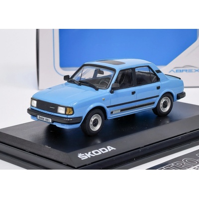 Abrex Škoda 120L 1984 Modrá Blankytná 1:43
