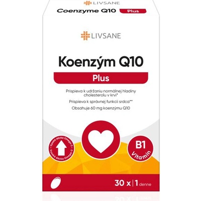 LIVSANE Koenzým Q10 plus 30 kapsúl
