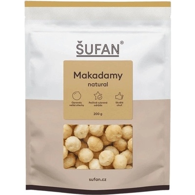 Šufan Makadamové orechy natural 200 g