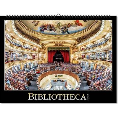 Spektrum grafik Nástenný Bibliotheca 2027