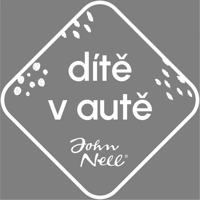 Samolepka Dítě v autě - průhledná – Hledejceny.cz