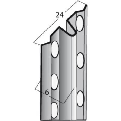 Ostatní Omitník pozink. Hard DBG 6mm 3m (50ks/bal)