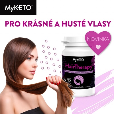 MyKeto Hair Therapy výživa pro pevné a husté vlasy 90 kapslí