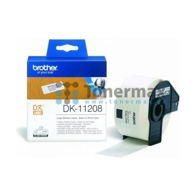 Brother DK-11208, bílá páska / černý tisk originální – Hledejceny.cz