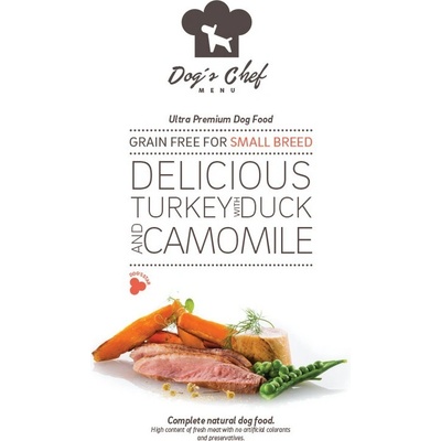 Dog’s Chef Turkey & Duck with Sweet potato and Camomile Small Breed 6 kg