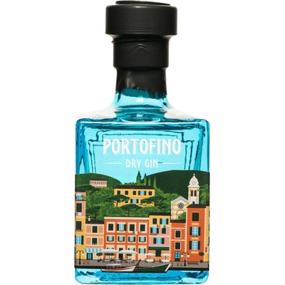 Portofino Dry Gin 43% 0,1 l (čistá fľaša)