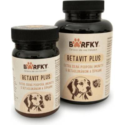 Barfky BETAVIT PLUS - Extra silná podpora imunity psov s betaglukánom a šípkami Hmotnosť: 70 g