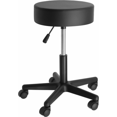 Tectake 402537 pracovní stolička černá