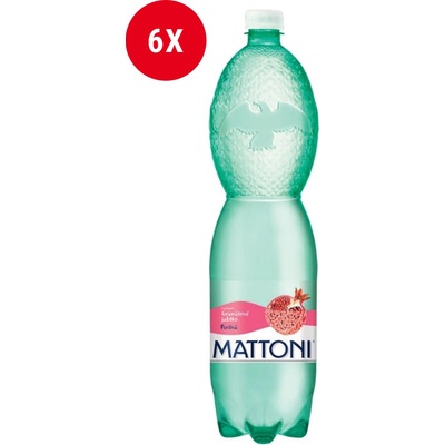 Mattoni minerální voda Granátové jablko 6 x 1,5 l