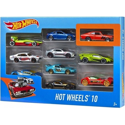 Mattel Hot Wheels Autíčka 10 kusů 54886