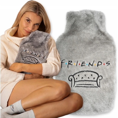SOXO gumová láhev na horkou vodu (termofor) 1,8L Friends