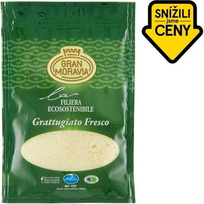 Gran Moravia Extra tvrdý přírodní dlouhozrající strouhaný sýr 100 g