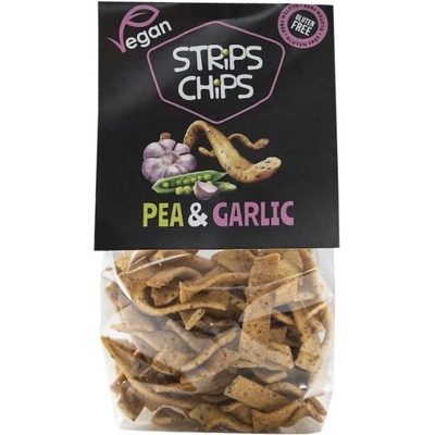 Strips chips Hrách & Česnek LOMEO 80 g