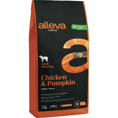 Alleva Natural Adult Maxi Chicken and Pumpkin 2 kg
