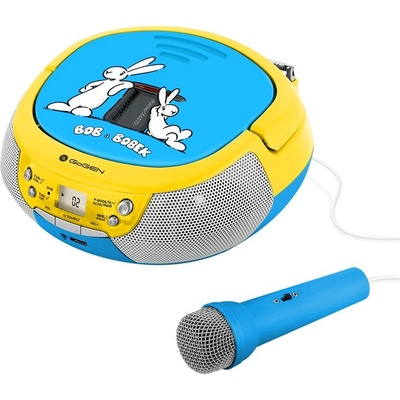 GoGEN BOB a BOBEK modrý žlutý GOGBOBPREHRAVACB