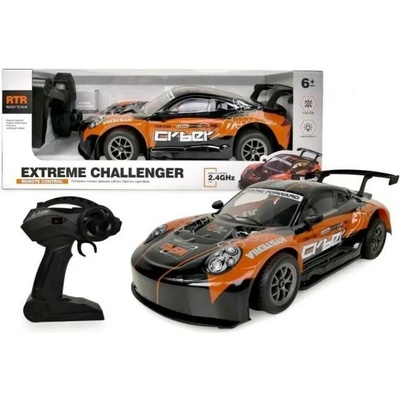 Artyk Oranžové rc auto s osvětlenou karoserií 2,4 ghz 1:8