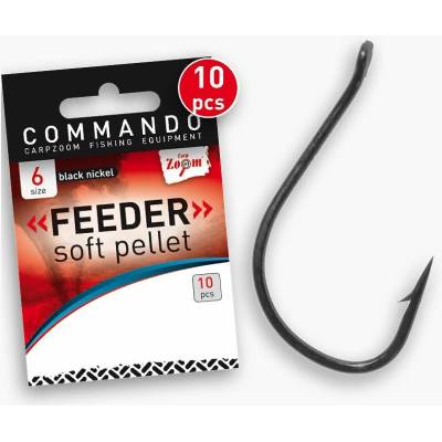 CARP ZOOM Feeder Soft Pellet Hook vel.12 10 ks