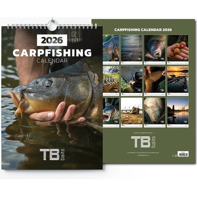 TB Baits Rybářský Carpfishing 2026 33x46 cm