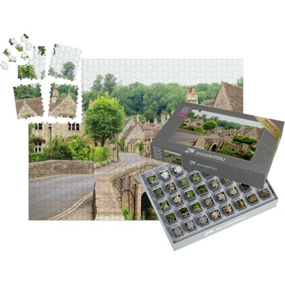 SMART SORTED® Malebná cotswoldská vesnice Castle Combe Anglie 1000 dílků – Hledejceny.cz
