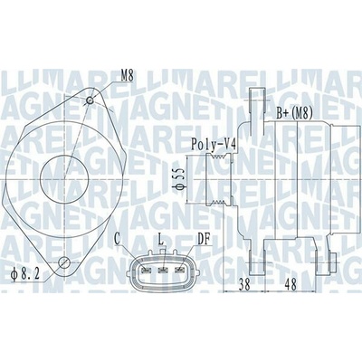 generátor MAGNETI MARELLI 063732124010
