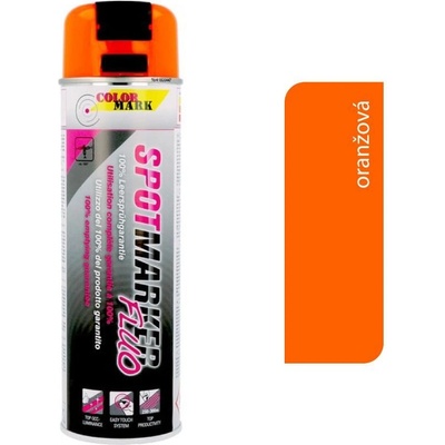 COLOR MARK CMSPOTMARKER Fluorescenčný sprej na značenie - značkovací sprej - fluo oranžová - 500 ml