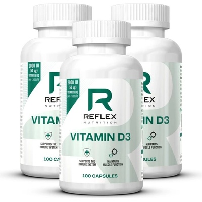 Reflex Nutrition Vitamin D3 s vitamínem D 3 x 100 kapslí