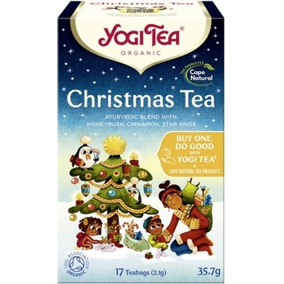 Yogi Tea Bylinno-korenistý čaj v nálevových vreckách Vianočný čaj Christmas Tea 17 x 2,1 g