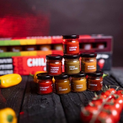 HOT CHIP Ochutnávková sada Chilli Mashů P-SET MASH 35 ml