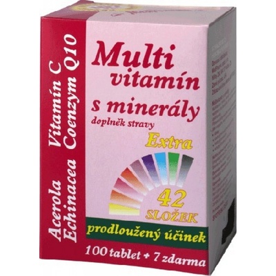 MedPharma Multivitamin s minerály + extra koenzym Q10 107 tablet – Hledejceny.cz