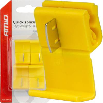 Elektrické rýchlospojky 04-6mm2 24A Blister 4 ks Amio