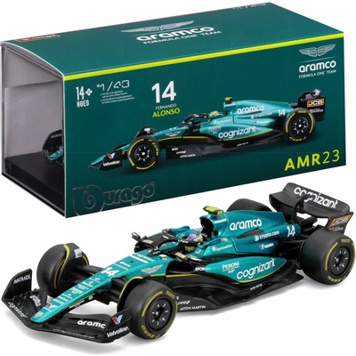 Bburago Aston Martin AMR23 2023 14 Alonso s jazdcom 1:43