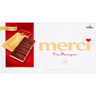 Merci hořká čokoláda s marcipánovou náplní 112 g