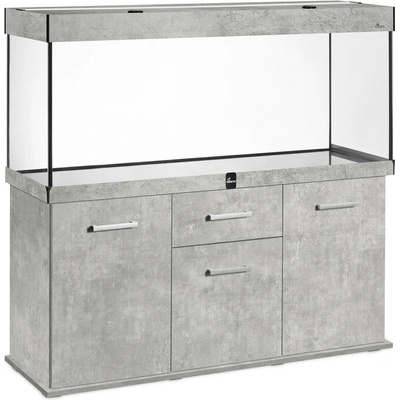Diversa Solid LED akvarijní set rovný beton 450 l