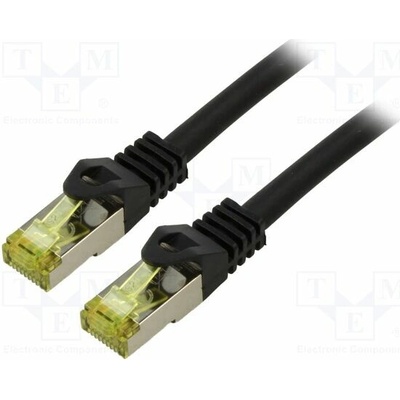 Goobay 69414 Patch S/FTP Kat: 6a RJ45 vidlice z obou stran lanko Cu