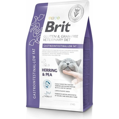Brit Veterinary Diet Cat GF Gastrointestinal Low fat 2kg