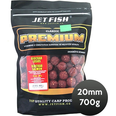Jet Fish Premium Classic Boilies 700 g 20 mm Biocrab Losos – Hledejceny.cz