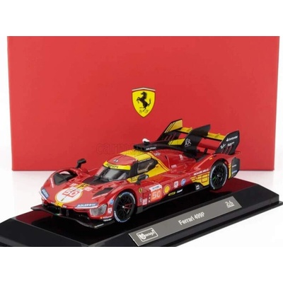 BBurago Modely aut a motorek model Ferrari 499P50 Winner Le Mans 2024 1:43
