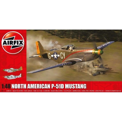 Airfix Classic Kit letadlo A05131A North American P 51D Mustang 1:48