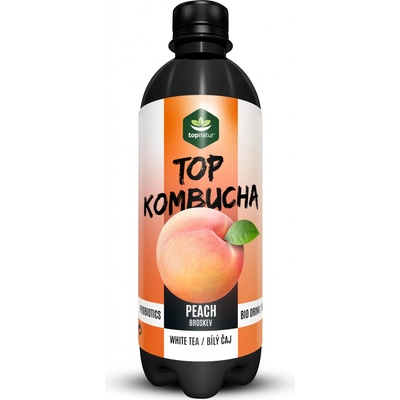 Topnatur top bio Kombucha Broskev 0,5 l