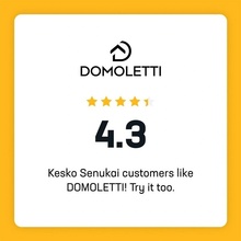 Domoletti vankúš Mink Grid 50x50
